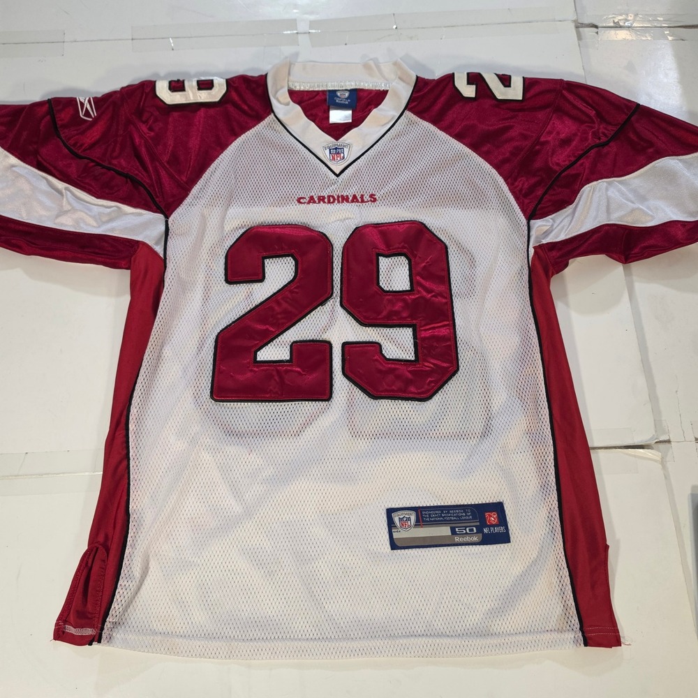 Reebok NFL Arizona Cardinals Dominique Rodgers-Cromartie 29 Jersey Mens 50 White